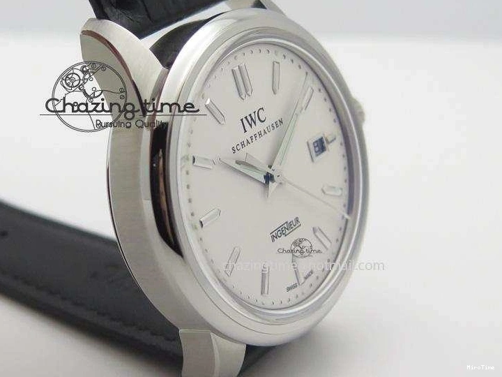 MIROTIME 0105 RelaxedFit Ingeniuer St.Laurens SS White Dial MKF 1:1 V2 Best Edition On Black Leather Strap A 7355